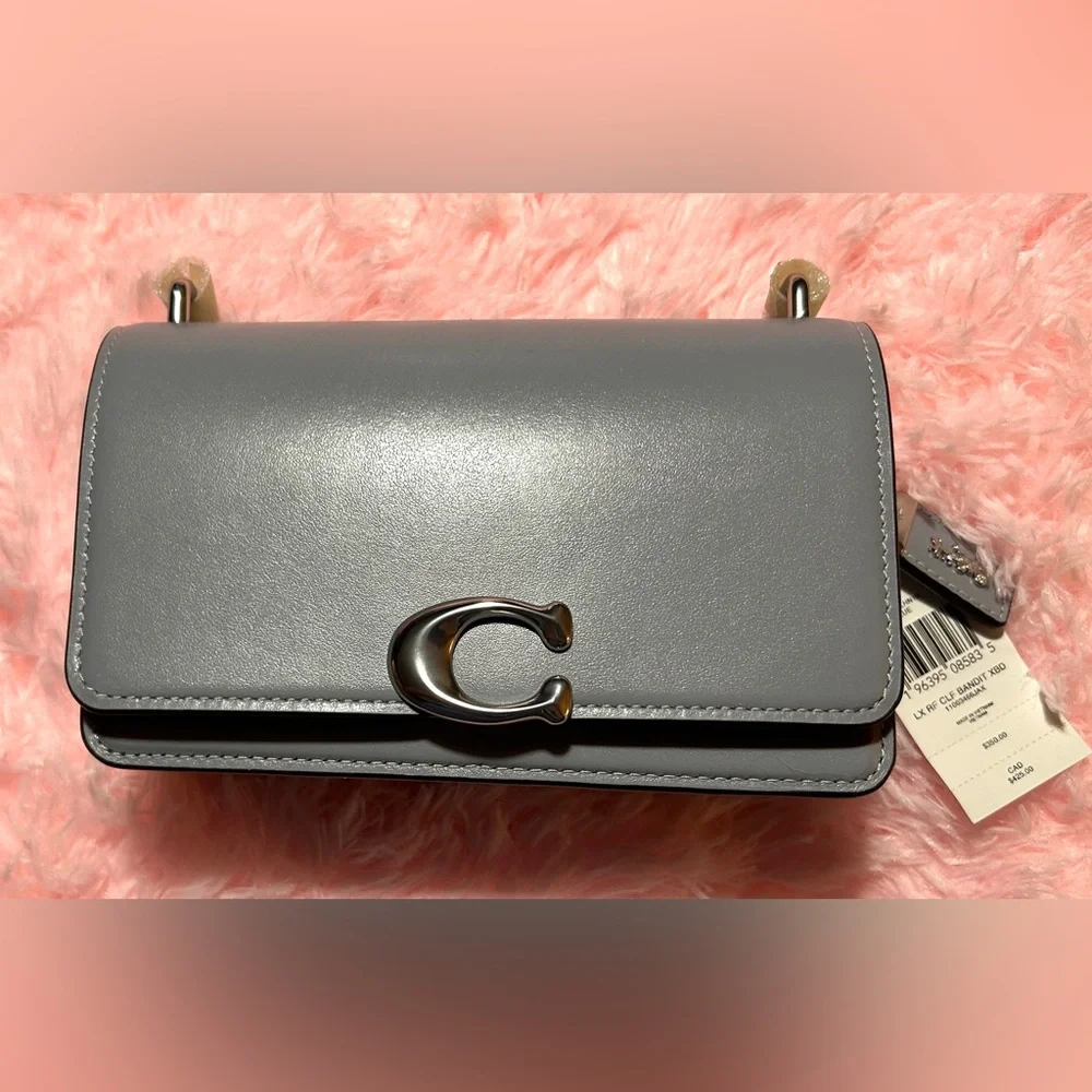 COACH BANDIT CROSSBODY - GREY/BLUE - Picture 2 of 10